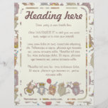 Party Tarsiers, customizable Full Color Flyer