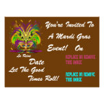 Party Theme 6.5" x 8.75" Landscape Plse View Notes Invitations