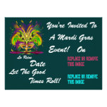 Party Theme 6.5" x 8.75" Landscape Plse View Notes Custom Invite