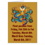 Party Theme Mardi Gras Cards