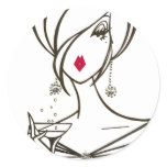 Party Time Diva stickers - Customized