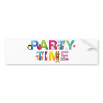 party time for kids bumper sticker