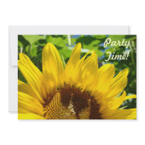 Party Time! Invitations Sunflowers Celebrations