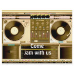 Party Time, jam with us_ flyers