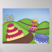 Party Time - Whimsical Cakes! Poster