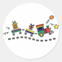 Party Train Stickers