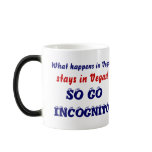 Party Vegas So Go Incognito   See Notes Mug