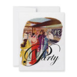 Party Vintage art deco fashion style Invitation