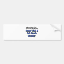 Party With A 2nd Grade Teacher Bumper Sticker