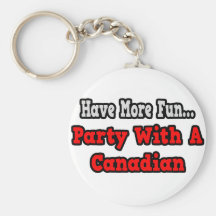 Party With A Canadian Key Chain