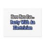 Party With An Electrician Postcards