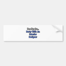 Party With An Interior Designer Bumper Sticker