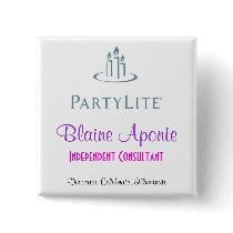 Partylite Name Badge Pin