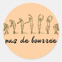 pas de Bourree Sticker