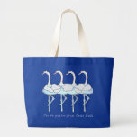 Pas de Quatre Swan Lake Tote Canvas Bags