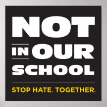 Pas en notre affiche d'école