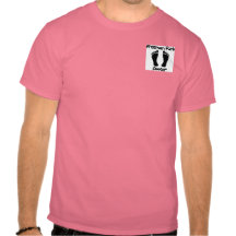 Pas plus de pieds girly t-shirt