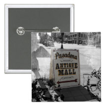 Pasadena Antique Mall Sign Button