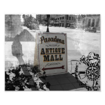 Pasadena Antique Mall Sign Photograph