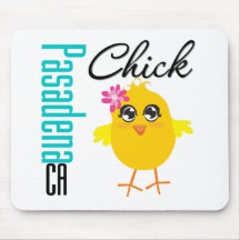 Pasadena CA Chick 2 Mousepads