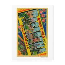 Pasadena, California - Large Letter Scenes Post Card
