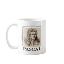 Pascal = 1 newton per square metre math joke coffee mug
