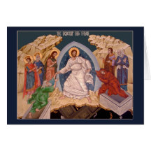 Pascha (Easter) Icon Greeting Card
