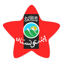pashtunistan star stickers