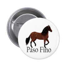 Paso Fino Bay "Paso Fino" Pinback Button