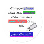 Pass the Salt stickers
