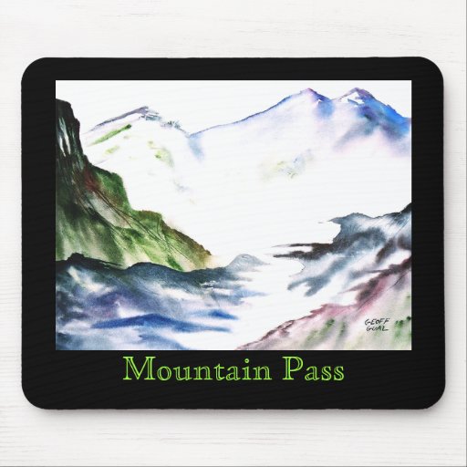 Passage de montagne Mousepad Tapis De Souris