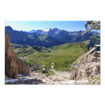 Passage de Sella de bâti de Sassolungo Impression Photographique