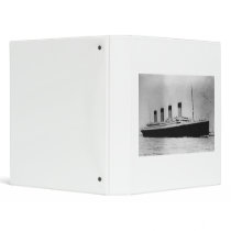 Passenger Liner Steamship RMS Titanic Vinyl Binder