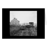 Passenger Train at Hanover Junction, PA 1865 Greeting Cards