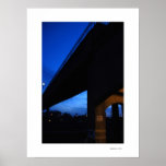 PASSERELLE AT NIGHT Poster
