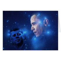 Passing of the Torch, John F. Kennedy Barack Obama Cards