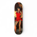"Passion" Custom Skateboard Sexy Pinup Deck Art