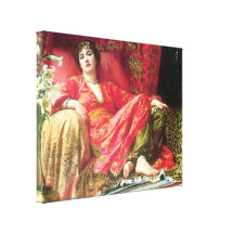 Passion ~ Frank Bernard Dicksee Stretched Canvas Print