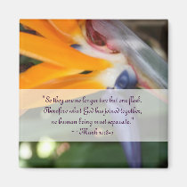 Passion in Paradise Christian Wedding Favour magnets