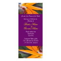 Passion in Paradise Tropical  Wedding Invitations invitations