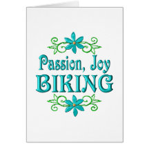 Passion Joy Biking Greeting Card