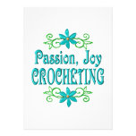 Passion Joy Crocheting Personalized Announcement