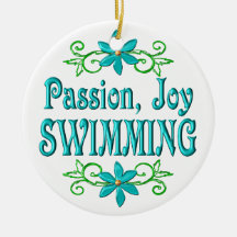 Passion Joy Swimming Christmas Tree Ornament
