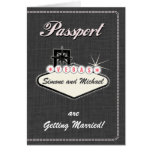 Passport Invitation or Save-the-Date LAS VEGAS Greeting Cards