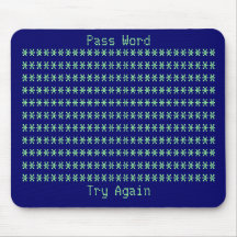 Password, Try Again Mouse Pads