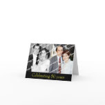 Past and Present Golden Anniversary Invitation Card