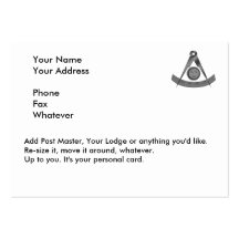 Past Masters Card Business Cards