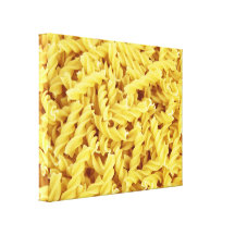 Pasta Background Stretched Canvas Print