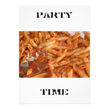Pasta  PARTY TIME Invitation