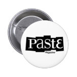 Paste Block Logo Magazine Black Pin